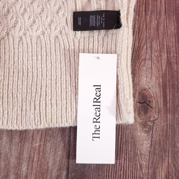 Rag & Bone Womens XXS Elizabeth Cable Knit Sweater Vest Ivory Wool Alpaca Blend - Picture 8 of 14